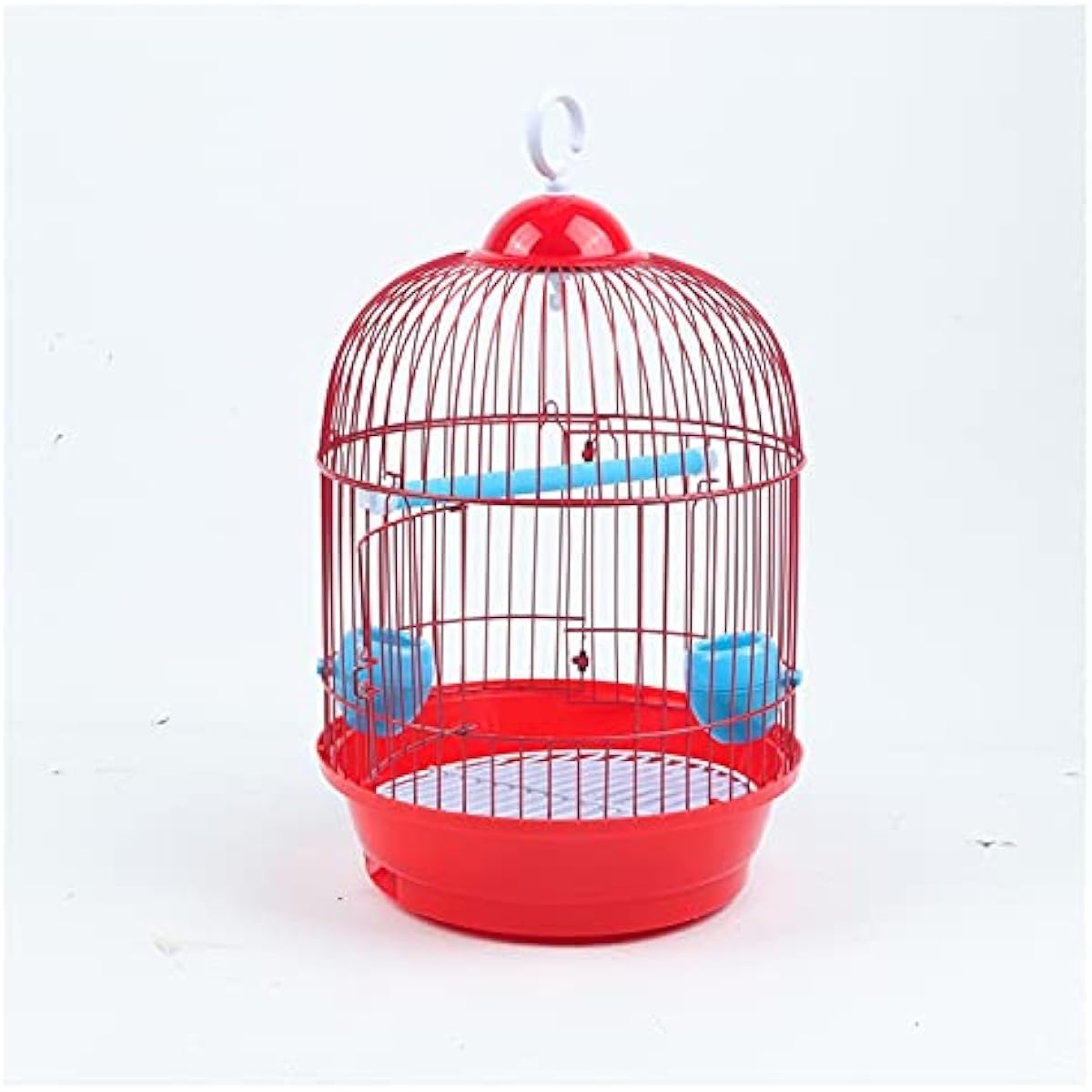 特販オンライン ペットの鳥かご 小さな錬鉄のオウムの鳥のケージのスラッシュ虎の皮の鳥の檻の白い目のラーク繁殖ケージ小さい丸い鳥の檻 ポータブル鳥かご ペット用品 アウトレット直送 Bitcoinsup Auto Crafts Com