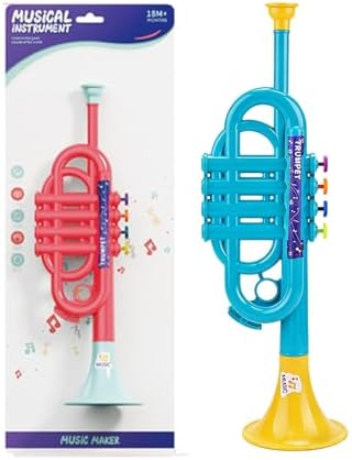 Trompette Pour , Trompette Pour - Petit Jouet Trompette,Jouets De Corne De Trompette Musicale De Couleur Vive De Nouveauté Unique, Trompette D'instruments De Simulation