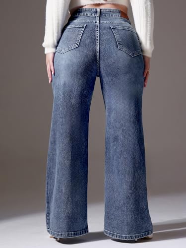 Image of Miss Chase A+ Women's Bootcut High Rise Regular-Length Stretchable Denim Shaping Jeans