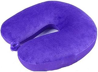 وسادة سفر من الميموري فوم، ازرق - مع ضمان لمدة عام للرضا والجودة