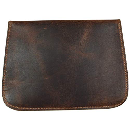 Hide & Drink, Leather Maple Leaf Card Wallet, Coin Pouch, Cash Organizer, Cable Holder, Accessories, Handmade Includes 101 Year Warranty :: Bourbon Brown - Image 3