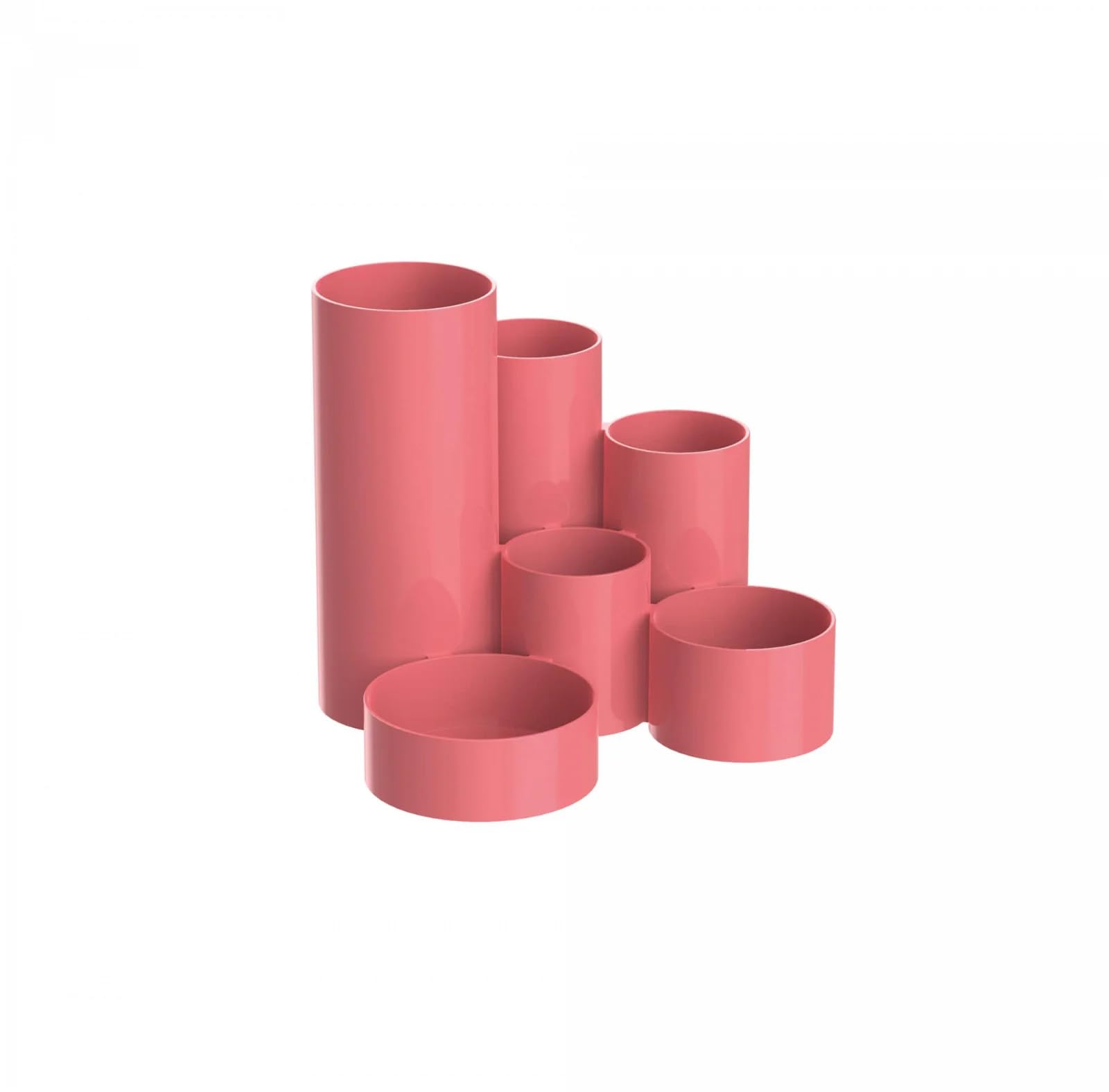 MAUL Stifteköcher pink MAULtubo 6 Fächer standfest fürs Büro