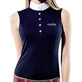 animo jacket damen blau funktional Animo Turniershirt Bombay, Poloshirt, ohne Arm Bombay (34, Blau)