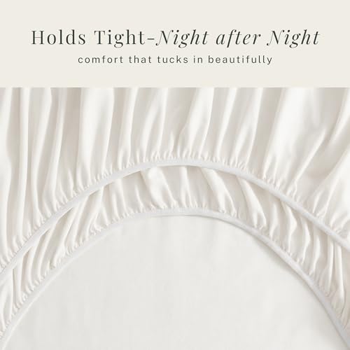 Image of Hearth & Harbor Bed Sheets, Luxury Soft 6 Piece Bed Sheet Set Extra Deep Pocket Fitted Sheets Fits Mattress up to 21 inch, Double Brushed Bedding Sheets & Pillowcases,