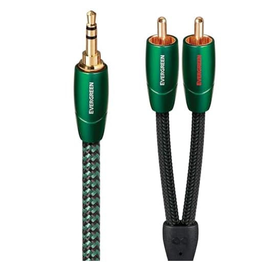 Audioquest Evergreen Audio Interconnect 1m (3 feet 4inches) 3.5mm to RCA