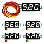 YIXISI – YIXISI 5 Stück 0.28 Zoll Mini Digital Voltmeter, Messbereich