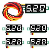 YIXISI – YIXISI 5 Stück 0.28 Zoll Mini Digital Voltmeter, Messbereich