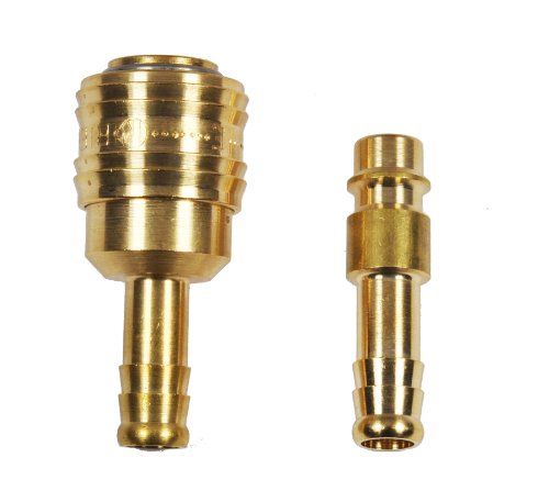 Preisvergleich Produktbild Druckluft Kupplung und Stecknippel 9mm Set 5x