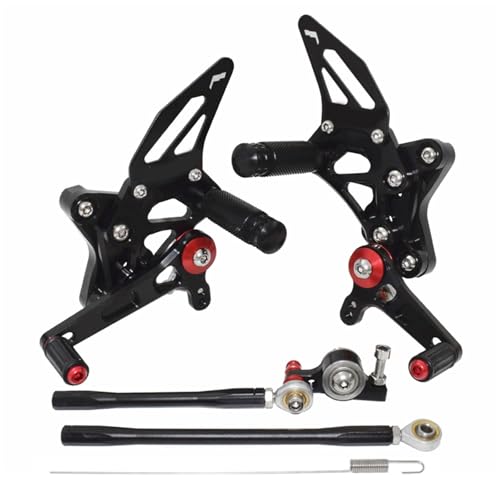 Repose-Pieds Réglables Moto pour Ducati 1098S 1198R et 848 Evo Commandes Reculées