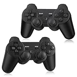 Yinjie Controller Wireless 2 Pack, with 2 Charging Cables - Black