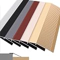 Non Slip Aluminum Threshold Ramp Floor Tile Laminate Edge Trim - 4inch Transition Threshold Strip for Door/Carpet/Tile/Threshold Reducer, Large Drop High 3/8 to 1 5/8