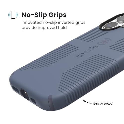 Image of Speck CANDYSHELL Grip +MS Case for iPhone 17 - Mystery Blue /Faded Denim | Slim Protective Grip | Drop Protection | MagSafe Compatible