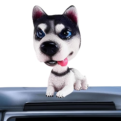 Cabeza de coche de perro para un salpicadero alegre en tus viajes diarios 6