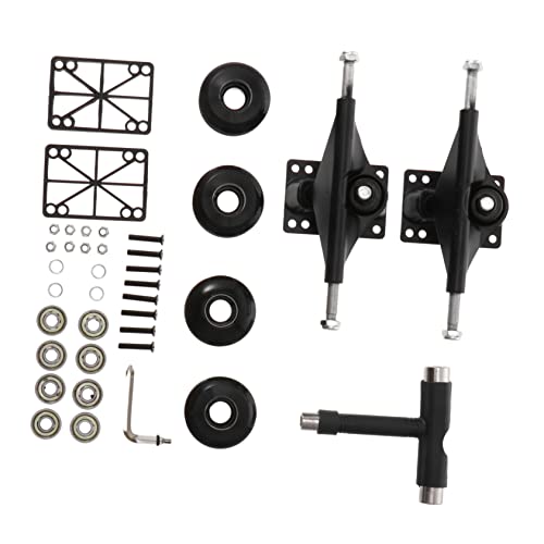 NAMOARLY Skateboard Accessory Kit Full Set for Completes Skateboard Trainer Wheels Random Style