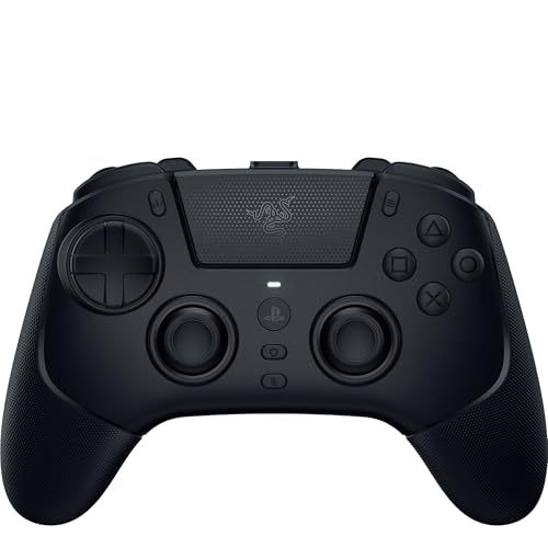 Razer Raiju V3 Pro - Controller wireless per e-sport per PlayStation 5 e PC - 4 pulsanti rimovibili e 2 bumper con impugnatura a artiglio - Stick analogici TMR - Pro HyperTrigger | Nero