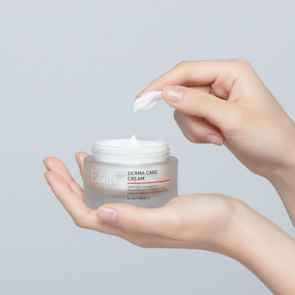 EX Derma Care Cream - K-Beauty Cica Barrier Moisturizer with Madecassoside - Soothing, Calming & Hydrating Care for Sensitive Skin - [50ml / 1.69 fl.oz]