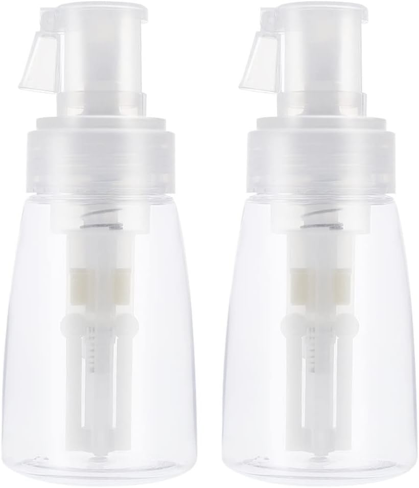 – 2PCS Empty Powder Spray Bottle Duster Sprayer Craft Spray Bottle Empty Plastic Bottle with Locking Nozzle