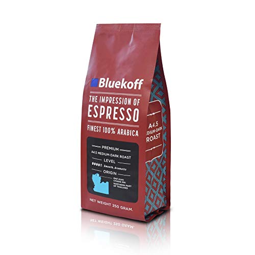 Thailand Single Farm Specialty Roasted Coffee Bean 8.8 Oz from Bluekoff (Medium Dark)