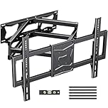 XINLEI Full Motion TV Wall Mount for Most 37"-86" Flat/Curved TV up to 60kg, Swivel Tilt Bracket with Articulating 6 Arms, Max VESA 600x400mm, MA02A