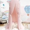 Bed Luifel voor Meisjes – Prinses Bed Luifel Klamboe Kwekerij Speelkamer Decor Dome Premium Garen Netting Gordijnen Baby…