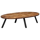 mesa de centro cor teka La mesa de centro está hecha de madera de teca reciclada, que es maciza, estable, duradera y bonita.