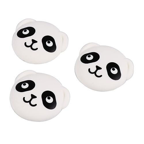 NAMOARLY Adorable White Door Bumpers Panda Wall Protectors Stick-on Pads to Prevent Door Slamming Ringing