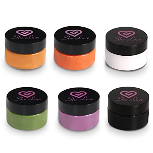 She Love Chalk Paste, Self Adhesive Stencil Paints For Diy Home Decor, 30Ml Screen Printing Stencil Paste, Chalk Paint For Painting On Wood Chalk Art Paste (6 Colors Small Size) #TOP16
