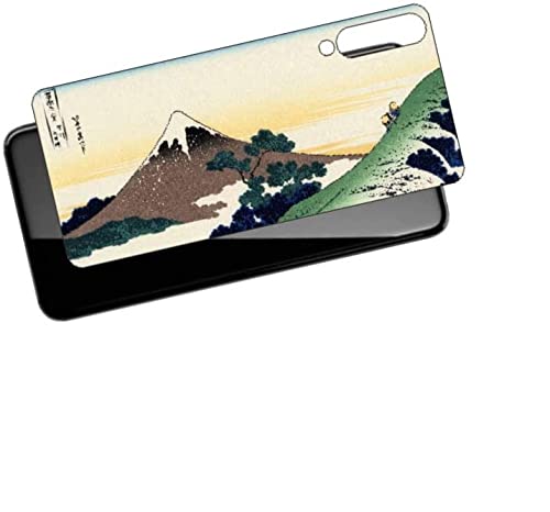 ClearView HUAWEI P20 Pro (HW-01K)対応 背面保護フィルム 浮世絵プリント (葛飾北斎 「富嶽三十六景 甲州犬目峠」)