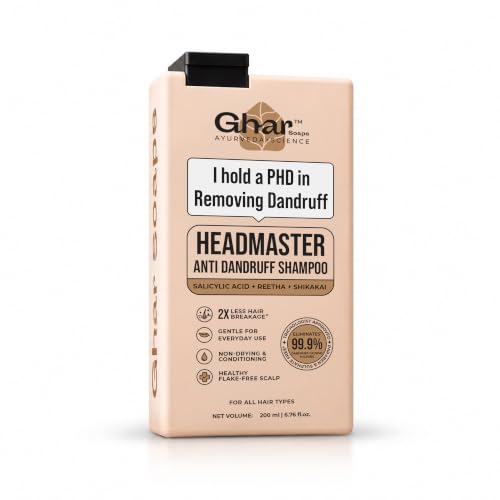 GHAR SOAPS Store Ghar Soaps Headmaster Shampoo 200 ml - Image 2