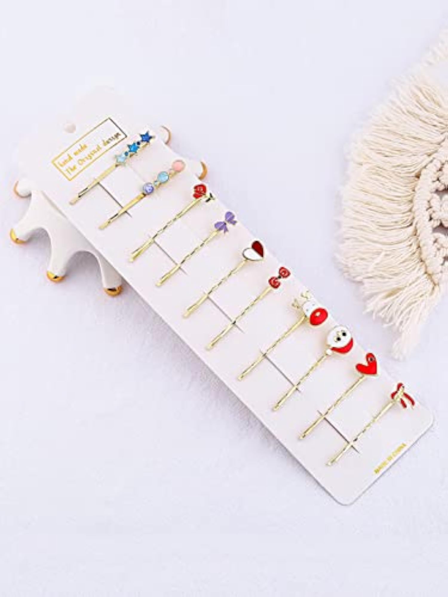 10 Pcs Bob Charm Hairpins, Hair Accessories