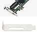 YINETTECH 2pcs SCSI Card Low Profile Bracket Compatible with Adaptec 29320LPe Compatible with LSI 20320ie