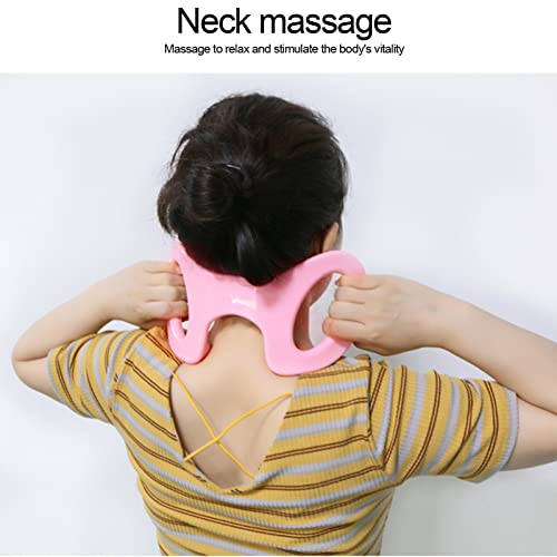 Shanrya Círculo de ioga, resistência à elasticidade, ergonômico para pescoço, massagem confortável e