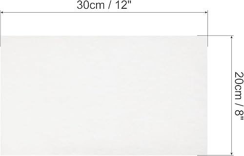 Miniatura 2 de uxcell 200pcs Parchment Paper Sheets, 7.9 x 12 Inch Non Stick Baking Paper, Rectangle Air Fryer Paper Liners for Baking Grilling Air Fryer Steaming,