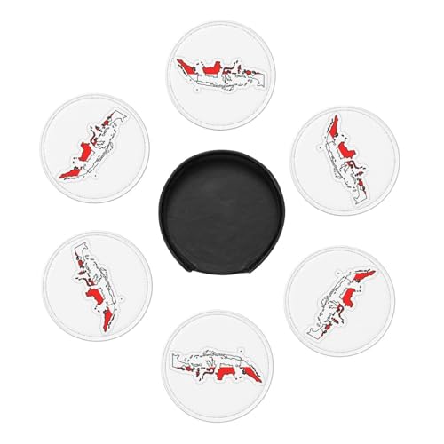 Dessous de verre Indonésie en PU x6 pour décoration de table - 8