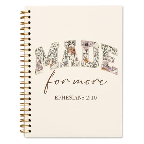 WXHUM Made for More Notebook Journal, Boho Floral Inspirational Motivational Journal for Women Coworer, New Job Gifts for More N