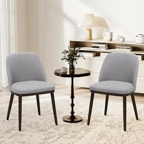 COLAMY Modern Upholstered Dining Chairs Cover
