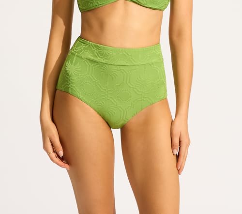 Seafolly Women's High Waisted Full Coverage Low Legline Bikini Bottom Swimsuit2