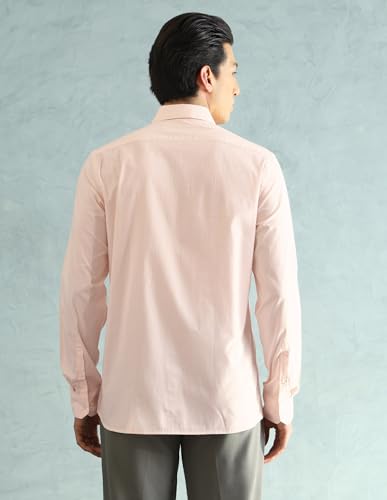 Image of Arrow Slim Fit Mens Formal Shirt - 100% Cotton, Breathable & Comfortable, Full Sleeves Shirts for Men
