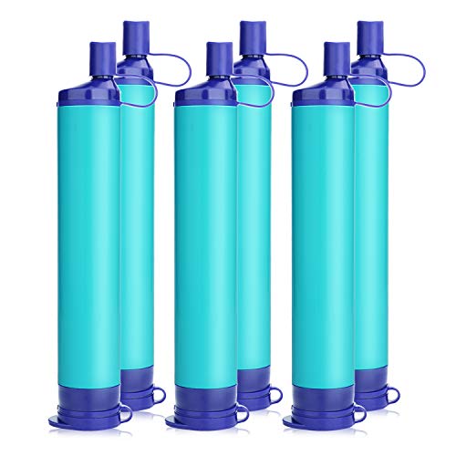 WakiWaki Straw Filter, Straw Water Filter, Hiking Water Purifier, Camping Straw Filter