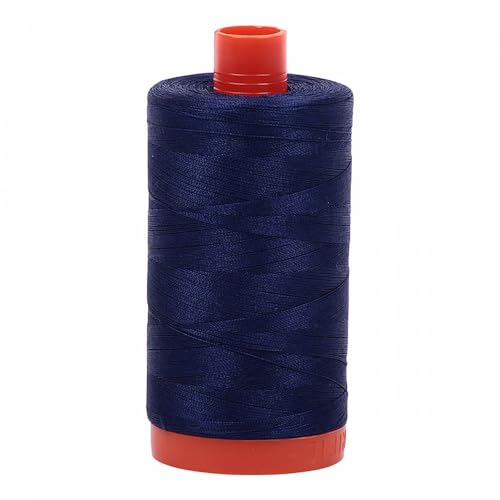 Aurifil hilo de algodón 50wt 1422 yardas - Midnight miniatura 1
