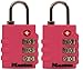 Master Lock 4684T Set Your Own Combination TSA Approved Luggage Lock, 1-3/8 in. Wide, Colors May Vary