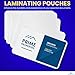 1InTheOffice Business Card Laminating Pouches, 5 Mil Laminating Pouch, Plastic Laminating Sheets, 2.25