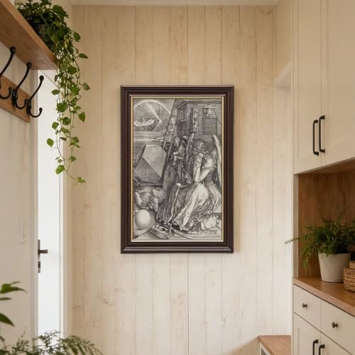 Impression sur toile Melancholia de Dürer - Cadre de décoration murale haut de gamme