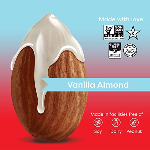 Octonuts Dry Roasted Roasted Vanilla Almond Nut Butter 16Oz - Pure Creamy Nut Butter - Heart Healthy, Gluten Free, Vegan, Kosher, Paleo, Non-Gmo Nut Butters #TOP5