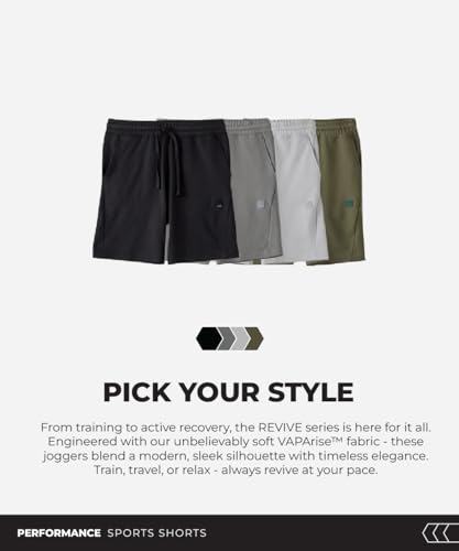 Image of TEGO Revive Shorts | Soft Stretch Recovery Shorts | Slim Fit | VAPArise Fabric | Training, Travel & Lounge Wear | Men's Gym Shorts
