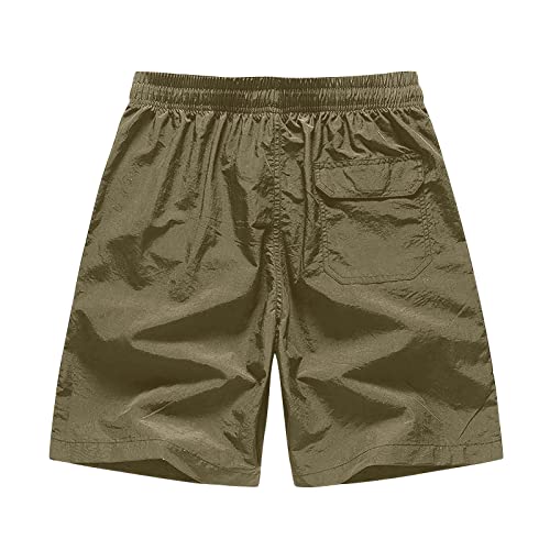 Shorts deportivos para hombre con bolsillos casuales miniatura 2