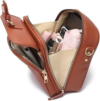 Urvashi Crossbody Leather Bag,Tojoyride crossbody bag, Women'S Anti-Theft Retro Crossbody Bag With Multiple Card Slots3
