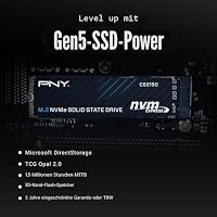 PNY CS2150 2TB M.2 NVMe PCIe Gen5 interne SSD – Ansicht 3