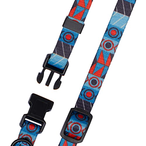 CollarDirect Hundehalsband für kleine, mittelgroße und große Hunde oder Welpen, niedliches einzigartiges Design mit SchnellverschlussSchnalle, Tribalethnisches Aztekenmuster (Ethnisch, 19-27 cm)