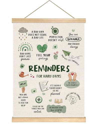 Reminders for Hard Days Canvas Poster
